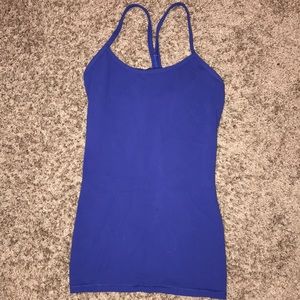 Blue Lulu Lemon Tank Top